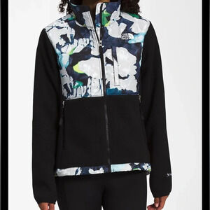The North Face Women’s‎ Plus Denali Fleece Jacket TNF Black Print Sz 1X NWOT